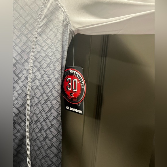 Colosseum White and Gray CU Gradient Quarter Zip - Picture 2 of 4